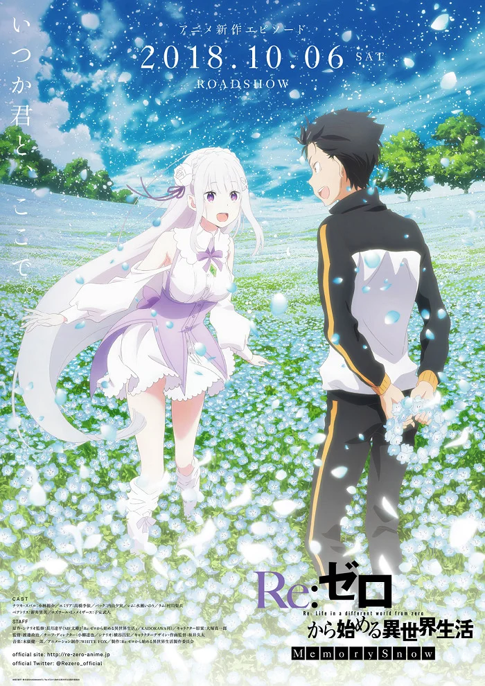 Re:Zero. Жизнь с нуля в альтернативном мире: Снежные воспоминания - главный постер