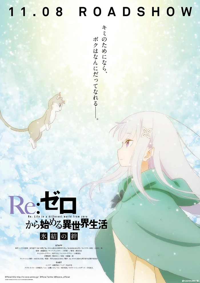 Re:Zero. Жизнь с нуля в альтернативном мире: Замороженные узы - главный постер